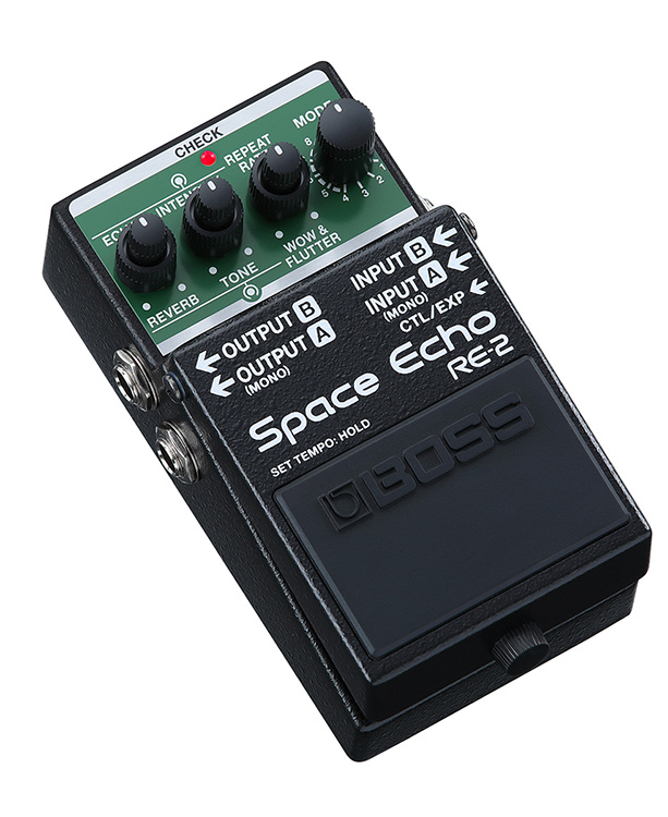 Boss RE-2 Legendary Space Echo Sound In A Compact Pedal