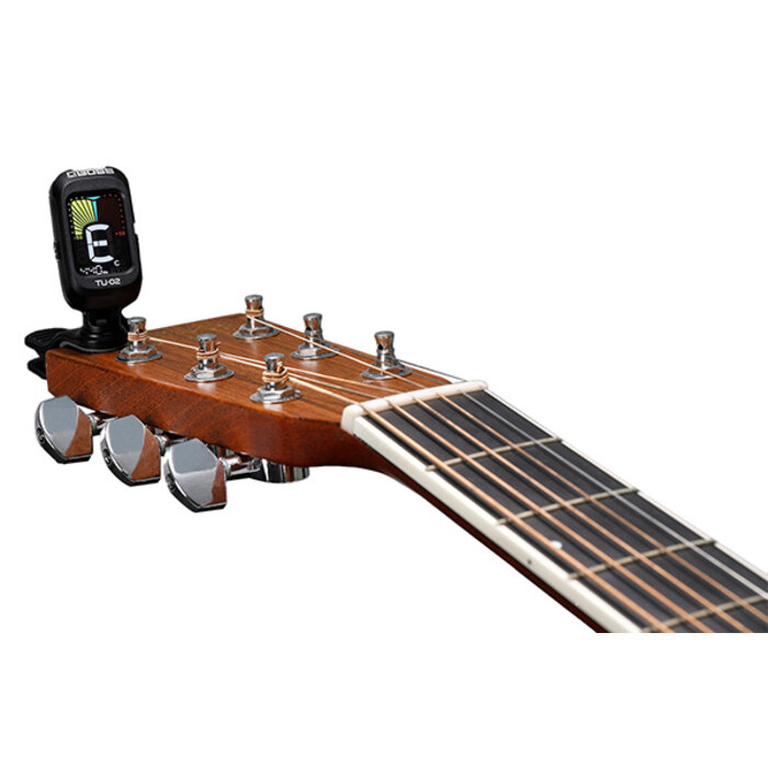 Boss TU-02 Exp Premium Quality Clip On Tuner With Full Colour Display