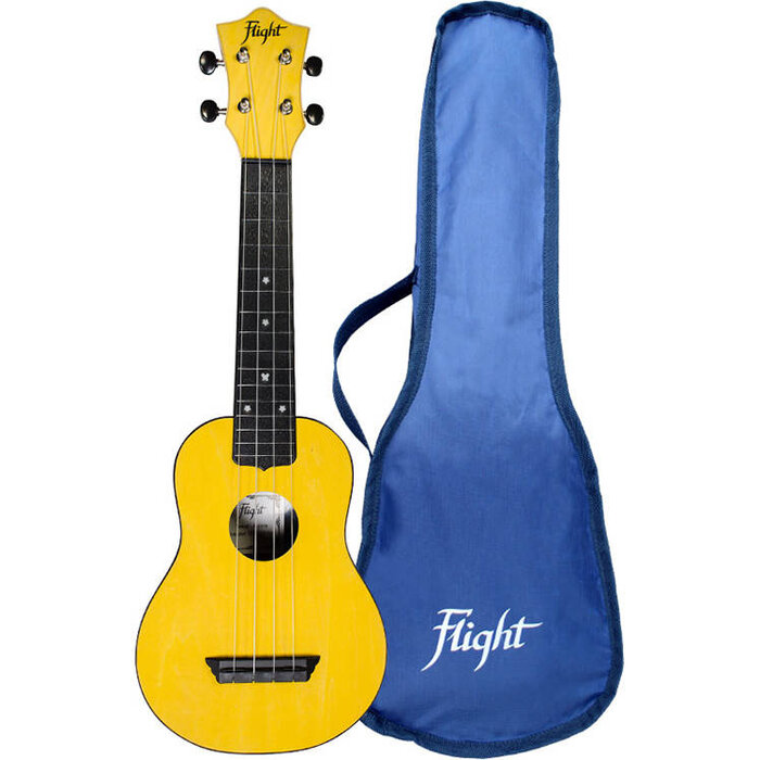 Flight TUS35YW ABS Travel Ukulele - Yellow