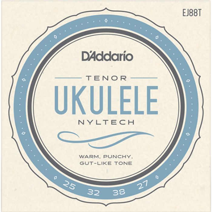 D'Addario EJ88T 26-38 Tenor Ukulele Strings Nylon Tech