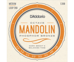 D'Addario EJ80 MEDIUM 12-46 Octave Mandolin Strings Phosphor Bronze