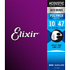 Elixir Polyweb 12 String Light 11150 Acoustic Guitar Strings Bronze