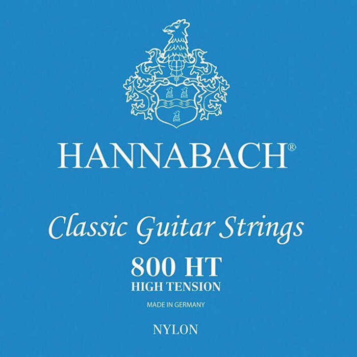 Hannabach Strings For Classic Guitar  Set 800HT Blue Nylon