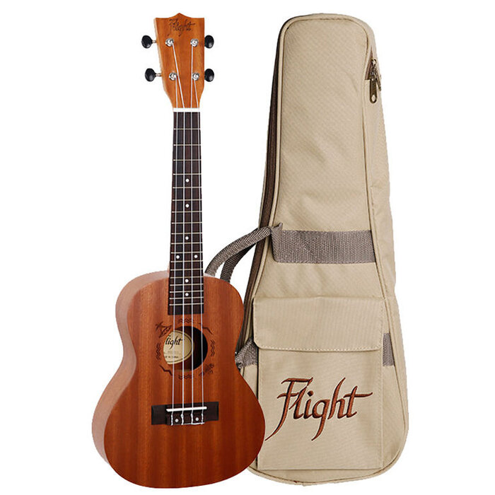 Flight NUC310 Concert Ukulele - Sapele (With Bag)