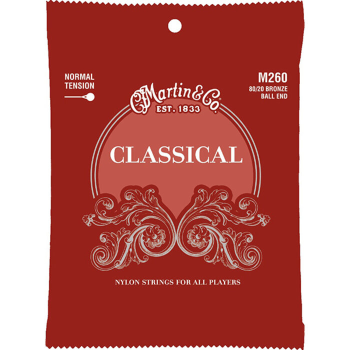 Martin M260 Ball End Classical Guitar Strings Bronze