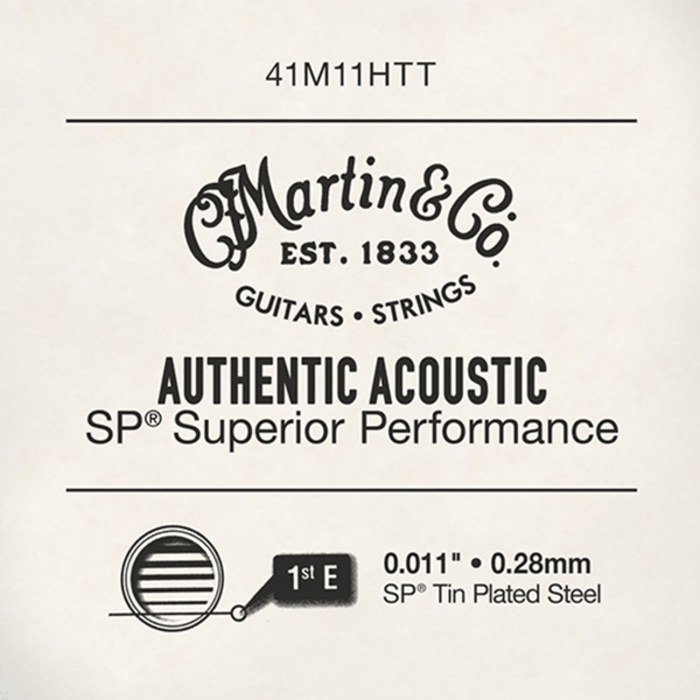Martin Strings- Single AS-SP High Tensile Plain 0.011
