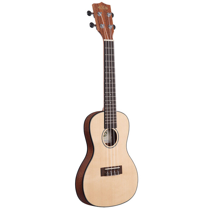 Kala KA-SSTU-C Travel Ukulele, Concert, Spruce Top, with Bag