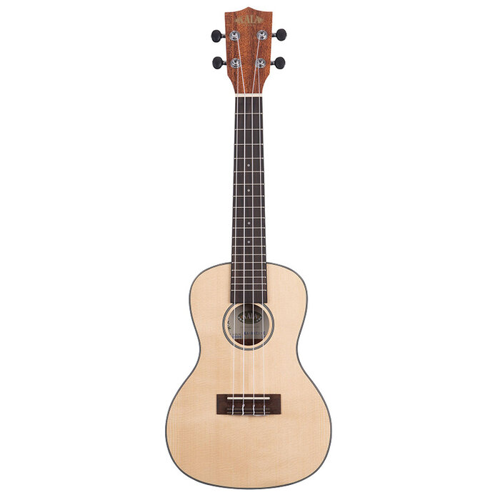 Kala KA-SSTU-C Travel Ukulele, Concert, Spruce Top, with Bag
