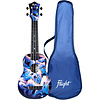 Flight TUS40 ABS Travel Ukulele - Graffiti