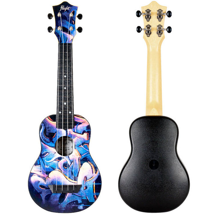 Flight TUS40 ABS Travel Ukulele - Graffiti