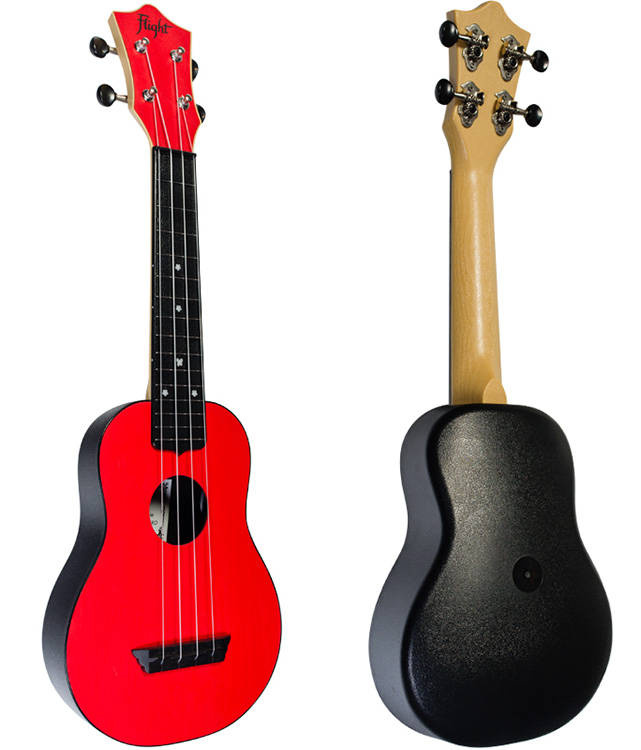 Flight TUS35RD ABS Travel Ukulele - Red