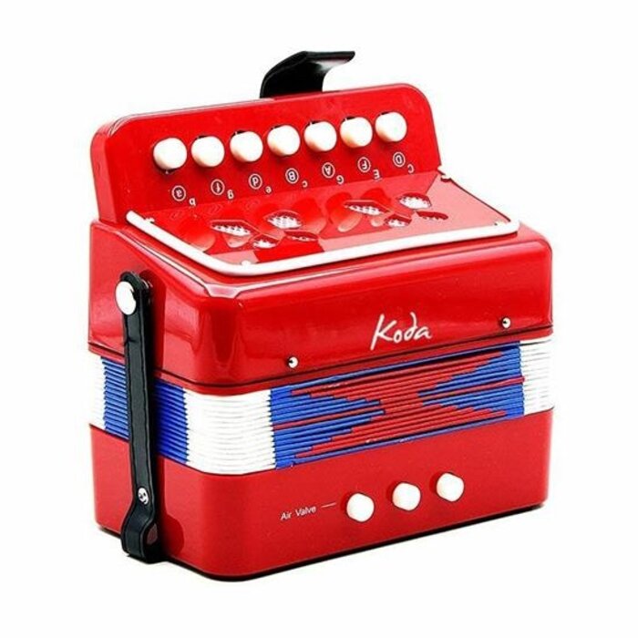 Koda HC103A Child Button Accordion Red