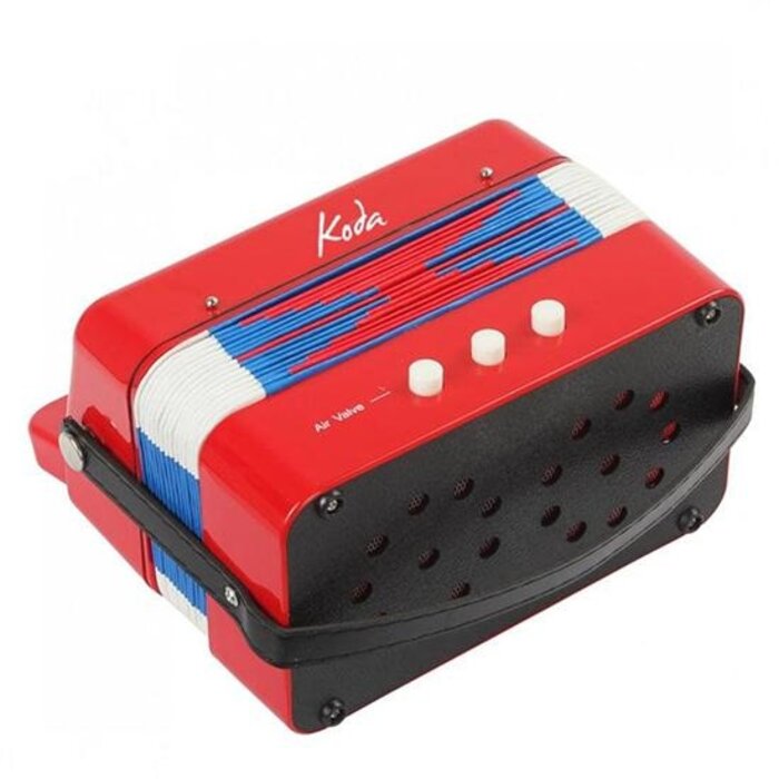 Koda HC103A Child Button Accordion Red