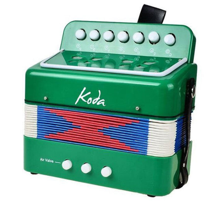 Koda HC103A Child Button Accordion Green