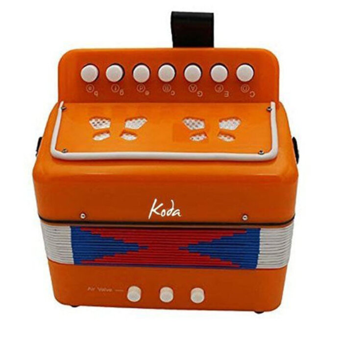 Koda HC103A Child Button Accordion Orange