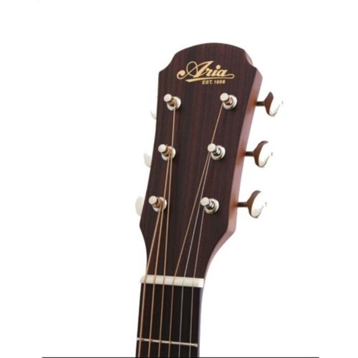 Aria 209N Acoustic Guitar Natural Solid Mango Back and Sides