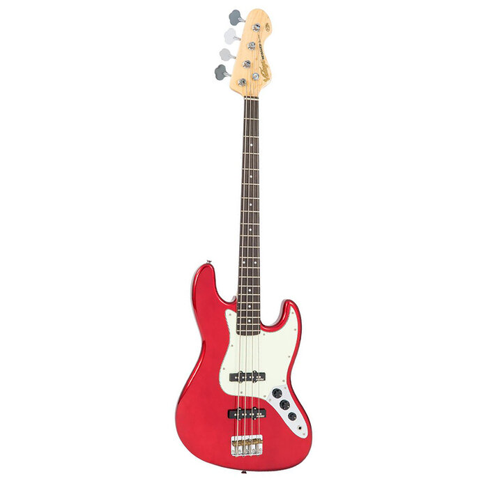 Vintage VJ74 Bass Candy Apple Red