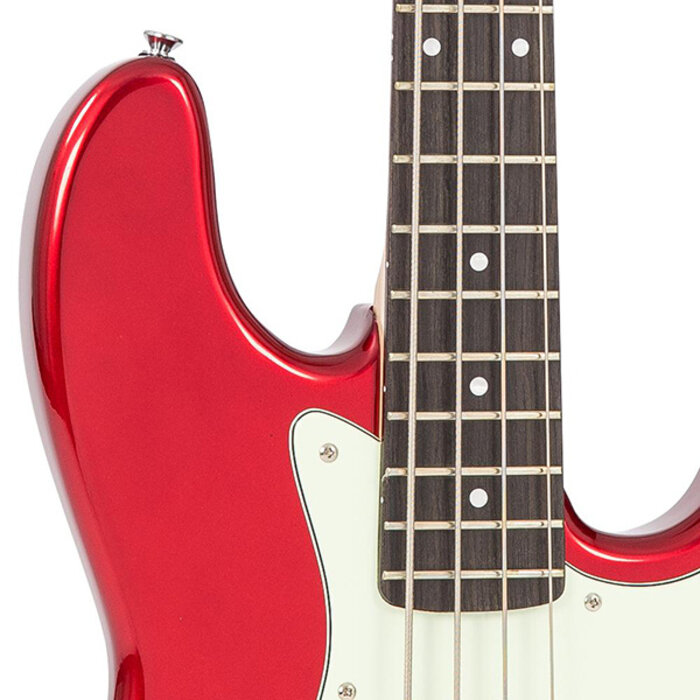 Vintage VJ74 Bass Candy Apple Red