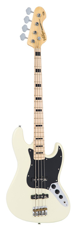Vintage VJ74 Bass Maple Vintage White