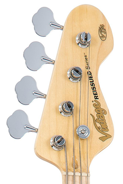 Vintage VJ74 Bass Maple Vintage White
