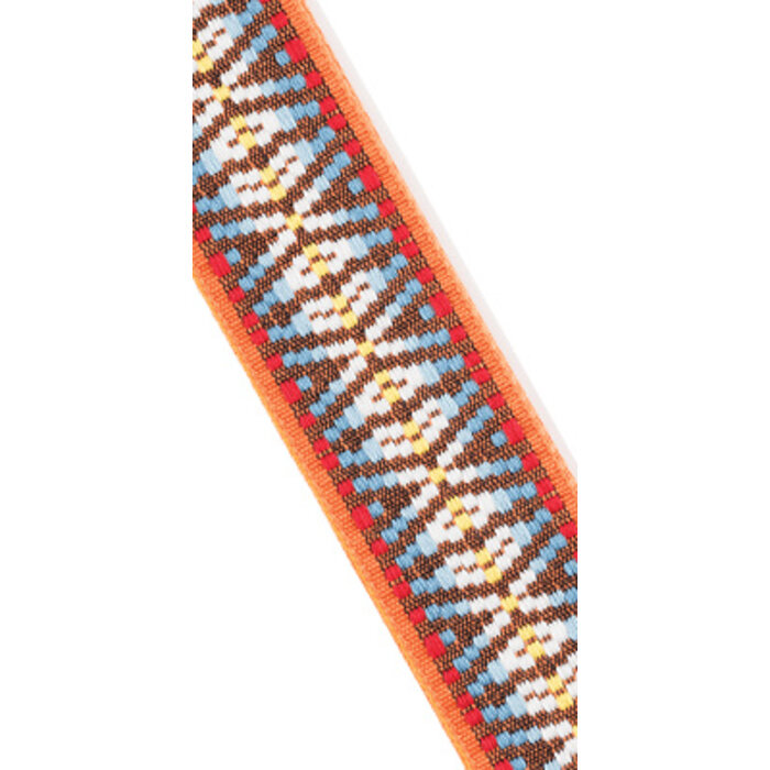 D'Addario 50G08  Woven Guitar Strap Hootenanny Sunrise