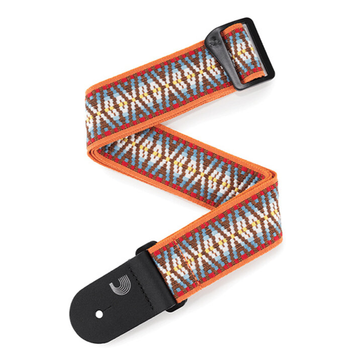 D'Addario 50G08  Woven Guitar Strap Hootenanny Sunrise