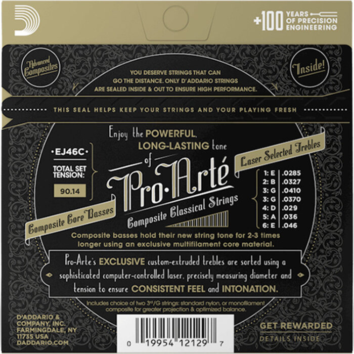 D'Addario J46C Pro Arte High Tension Composite Nylon