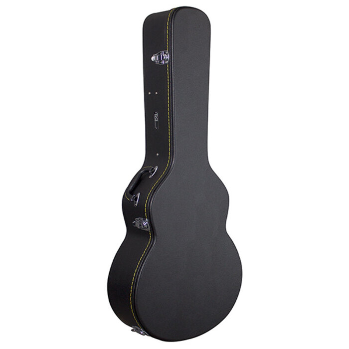 TGI Case Wood Acoustic Jumbo Guitar Black