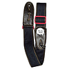 TGI Strap Woven Blue Denim Red Buckle