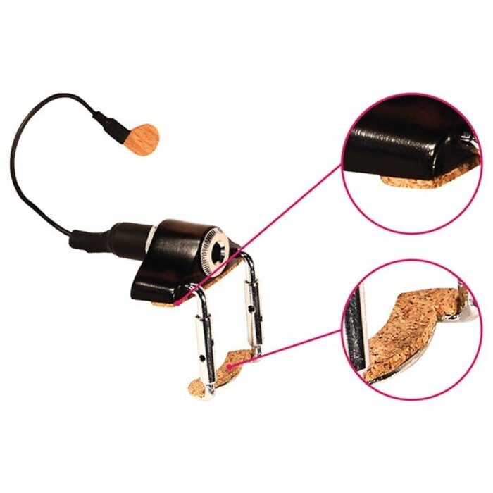 KNA Portable Violin/Viola Piezo Bridge-Mount Pickup