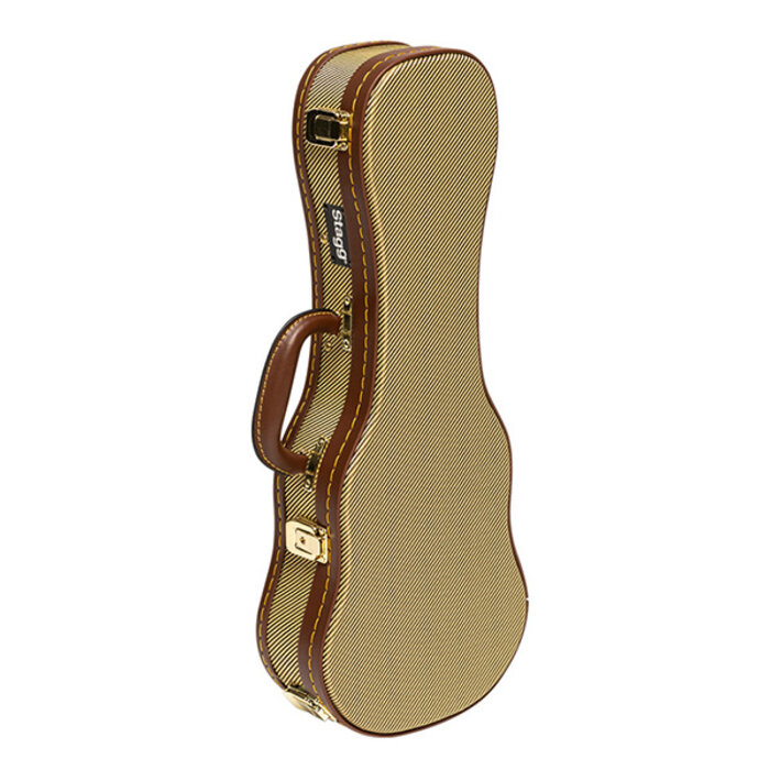 Stagg 21" Gold Tweed Soprano Ukulele Case