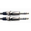 Stagg 1M/3F Audio Cable Deluxe Stereo Plug