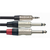 Stagg Cable 2M/6Ft Split Minst Pl 2 Plg DLX