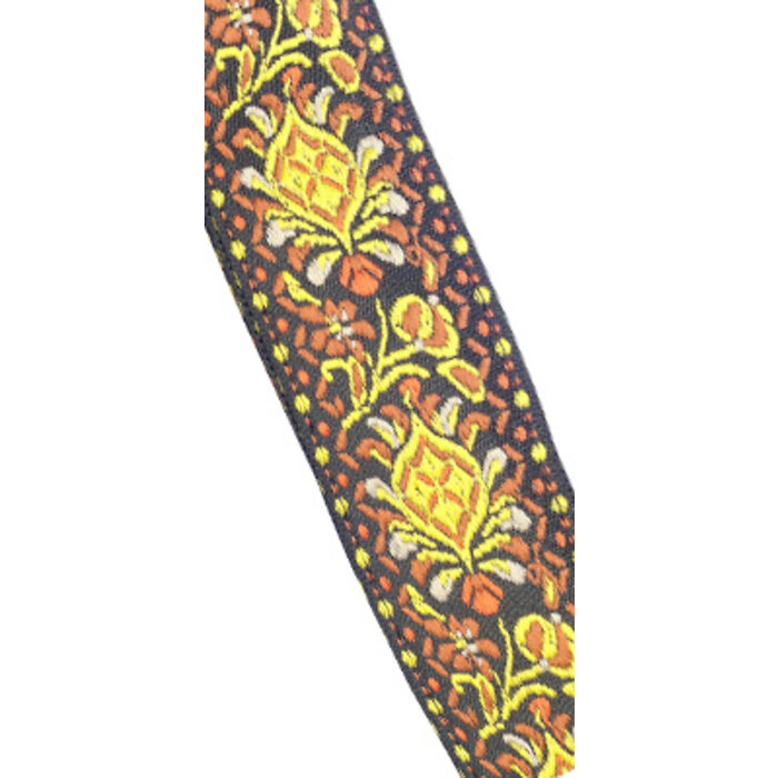 Stagg Woven Strap Nylon Jimi Yellow