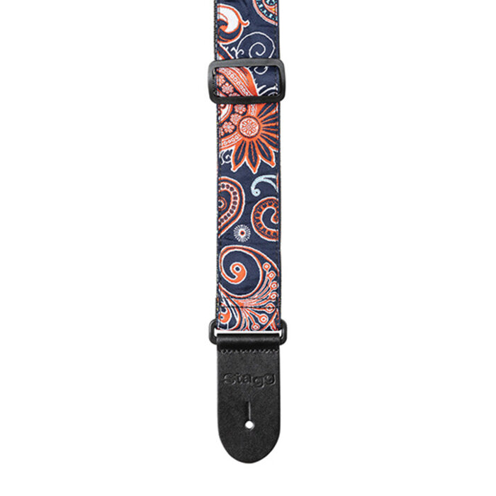 Stagg Woven Strap Paisley 2 Red