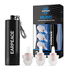 Earpeace Hd Earplugs And Case Black