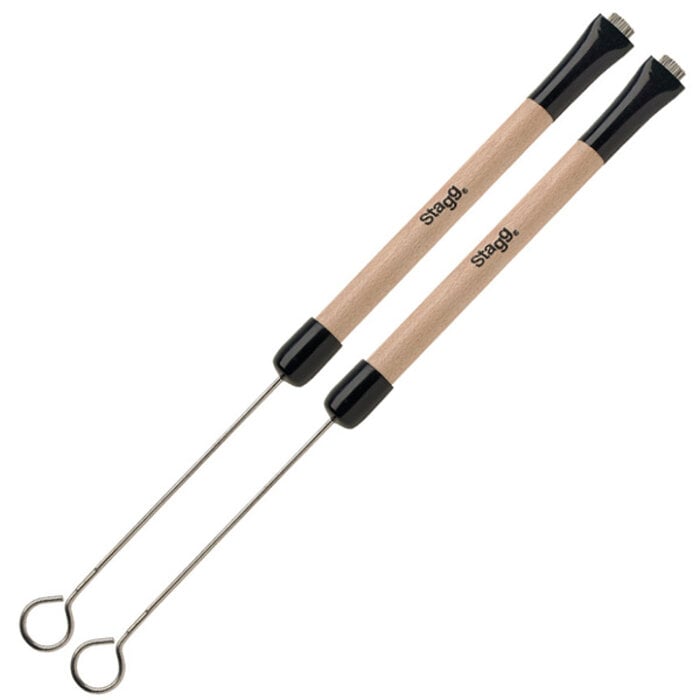 Stagg Telescop Brushes Wooden Handle