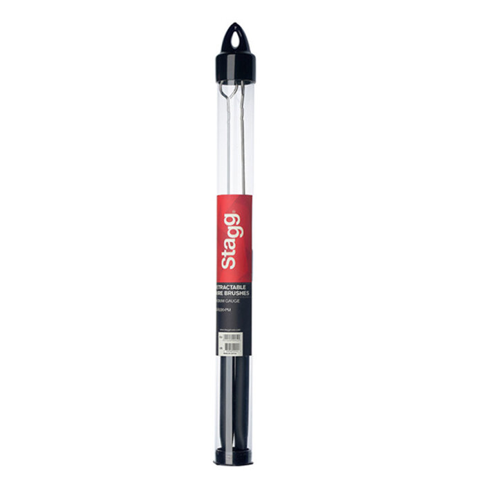 Stagg Telescop Brushes Rubber Handle