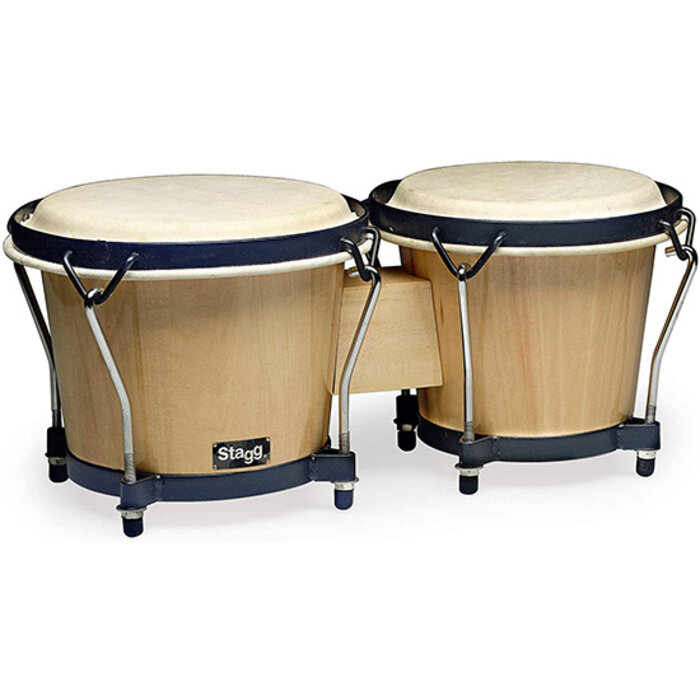 Stagg Wood Bongo 6"+7" Natural