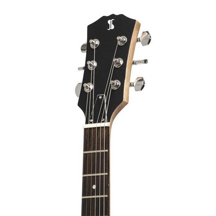 Stagg Electric Guitar Sel Humb P90 Black Left handed