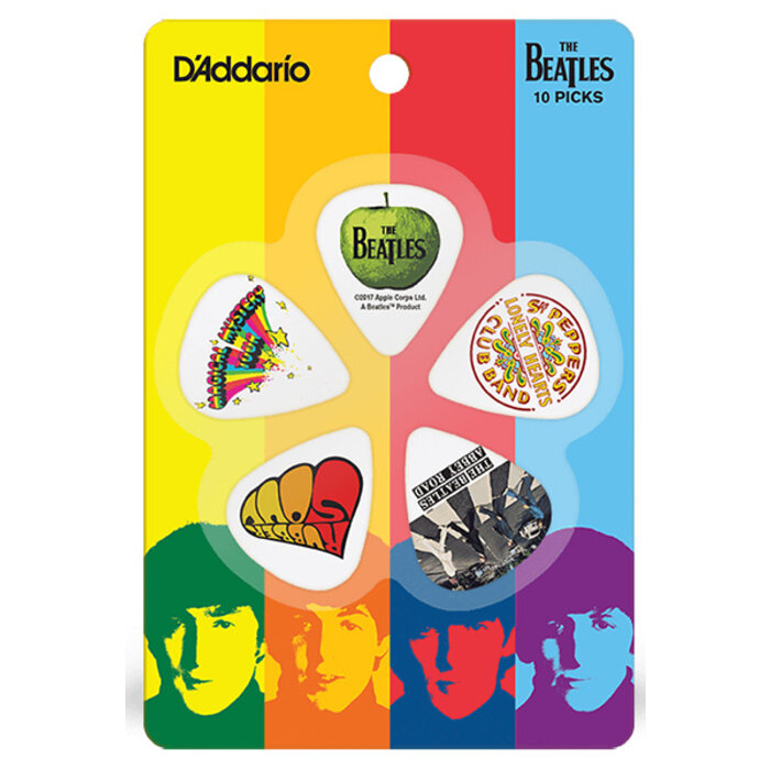 D'Addario 10 Beatles Picks Albums - Thin