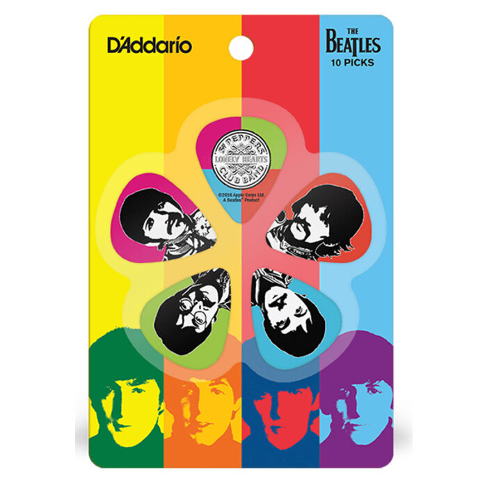 D'Addario 10 Beatles Picks SGT Pepper - Medium