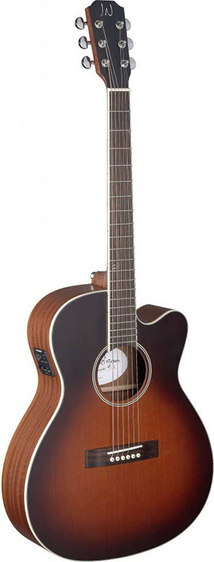 James Neligan EZR OMCFI Orchestra Electro Acoustic Guitar Cut Away Cedar Sunburst