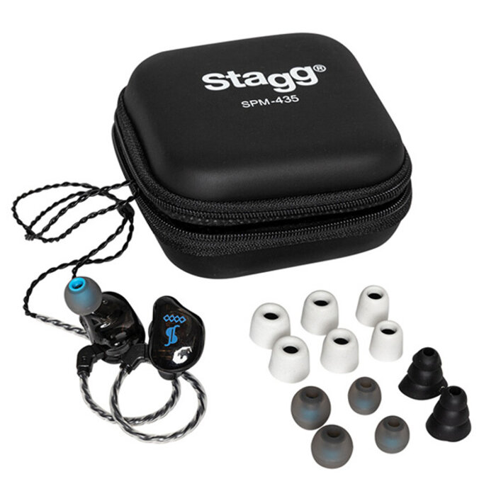 Stagg 4-Driver In-Ear Monitor Transparent