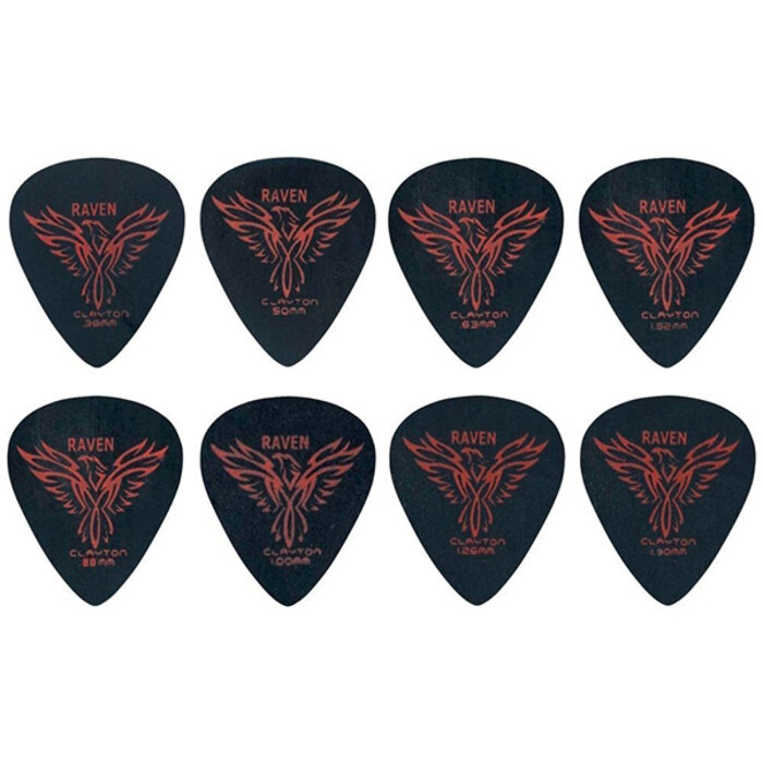 Clayton 351 Black Raven Pick 1.26mm