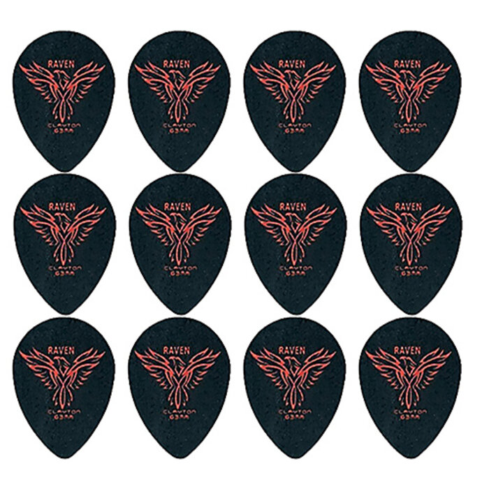 Clayton Black Raven Pick 0.63mm