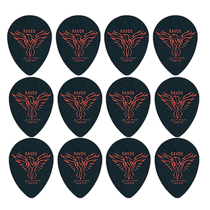 Clayton Black Raven Pick 1.00mm 12pcs