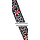 Folkore Edition Guitar Strap Jacquard Red White