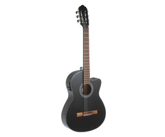 Gewa Classic E-Guitar Student 4/4 Okoume Cedar Black w/ P/A & Cut