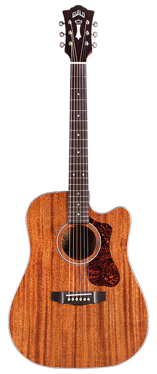 Guild Westerly Dreadnought, Mahogany Cutaway Electric Nat.